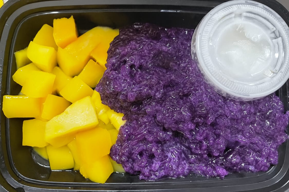 PoQiTo Mango Cup Sticky Rice X2PCS.