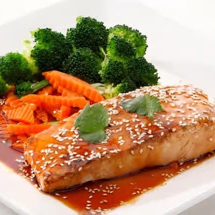 Teriyaki Salmon.